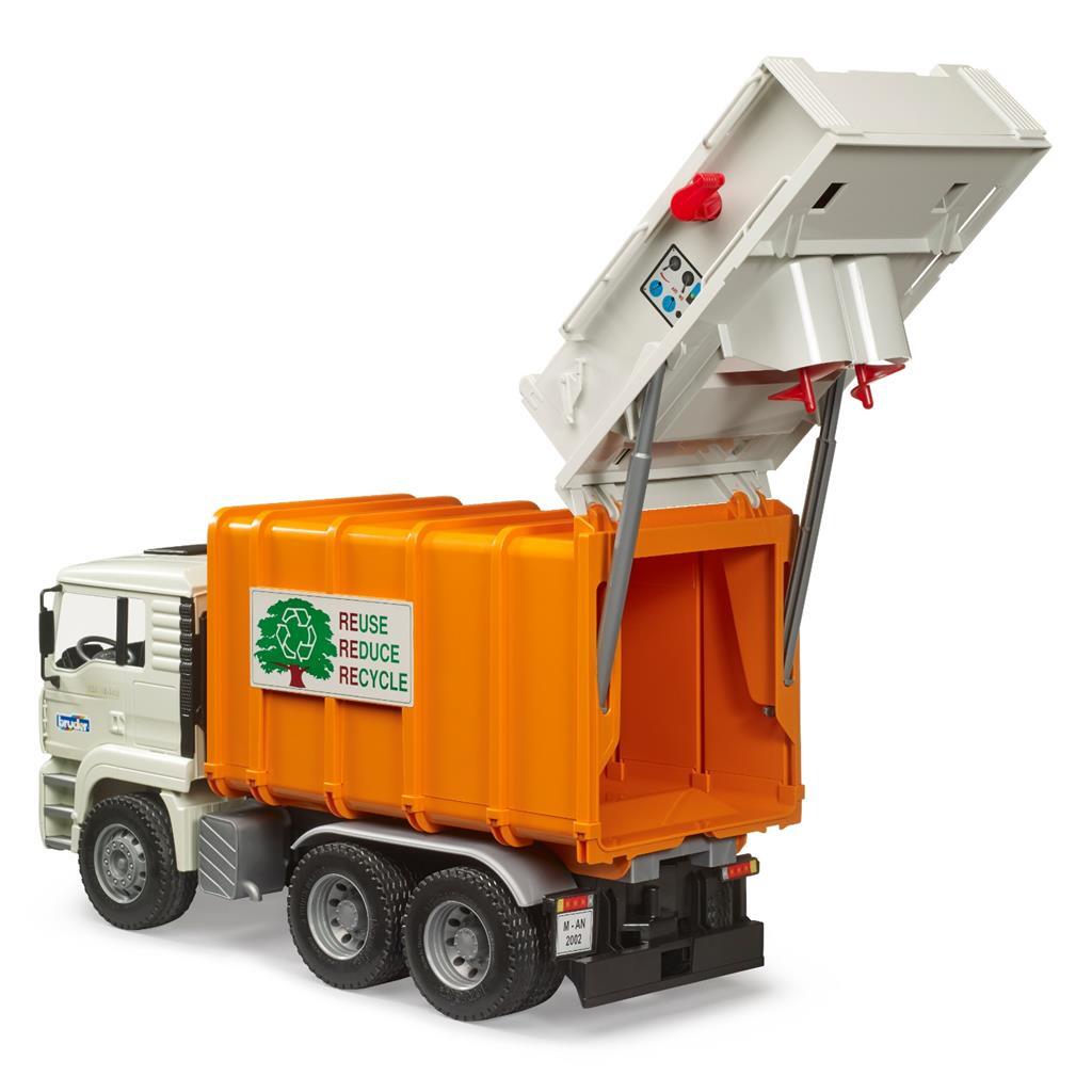 Bruder MAN TGA Garbage Truck + 2 Containers