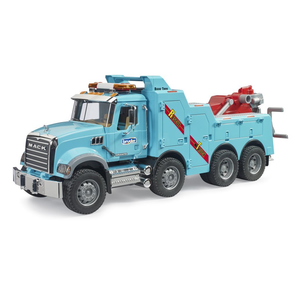 Bruder MACK Granite Recovery and Tow Truck with Light 02831