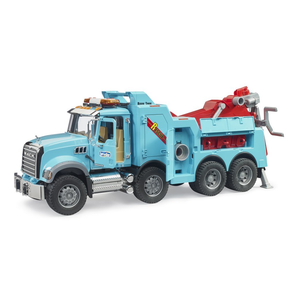 Bruder MACK Granite Recovery and Tow Truck with Light 02831