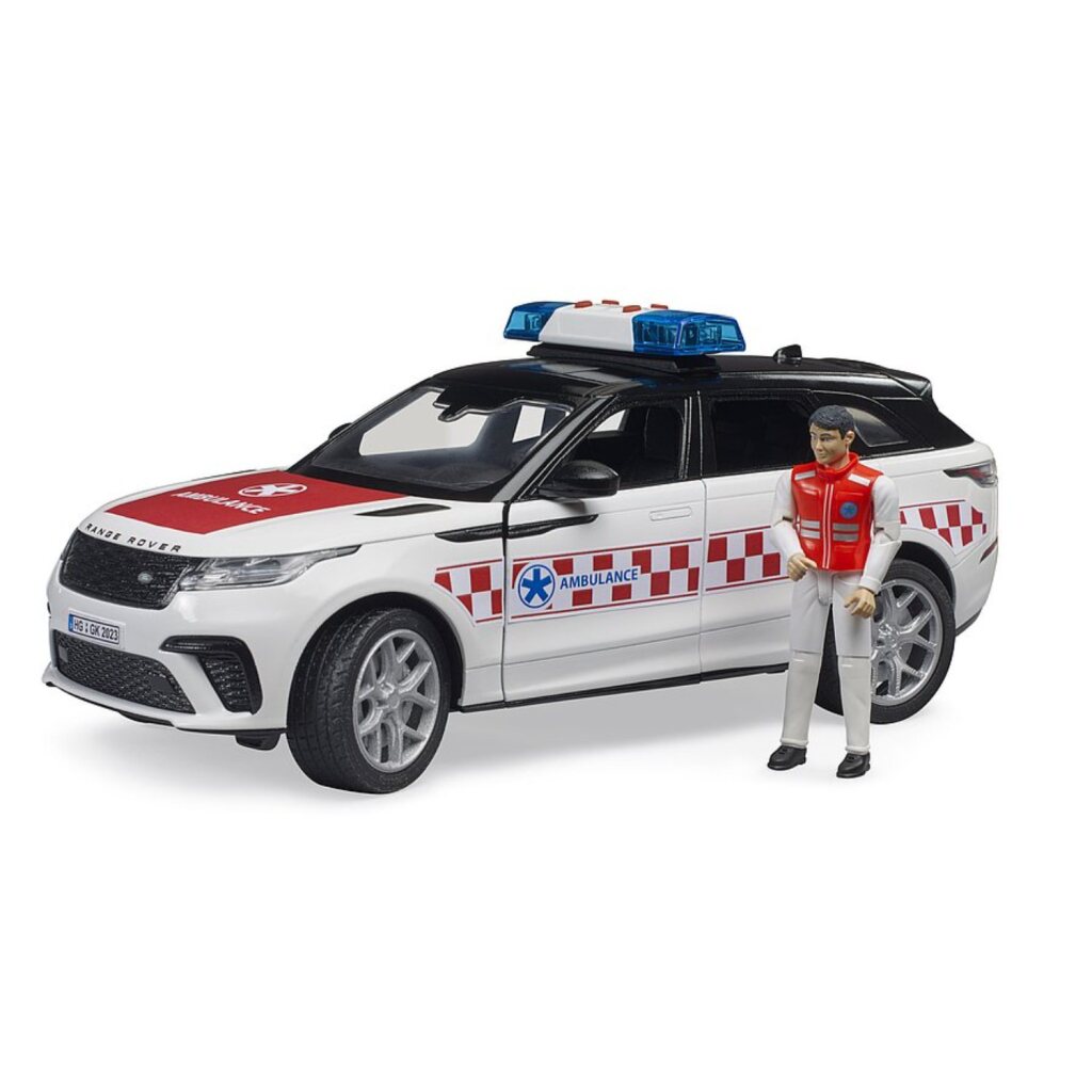 Bruder Range Rover Velar Medical Emergency Vehicle + Driver