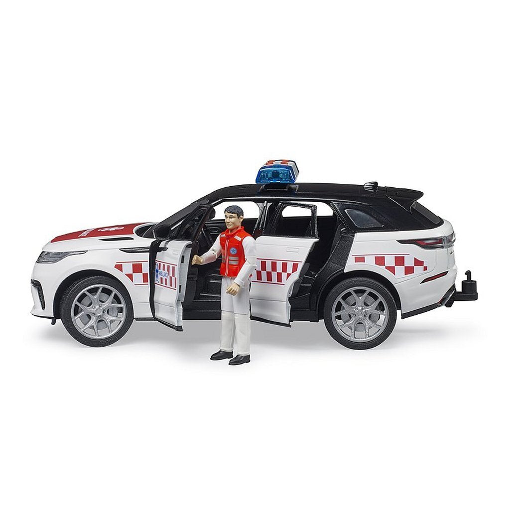 Bruder Range Rover Velar Medical Emergency Vehicle + Driver