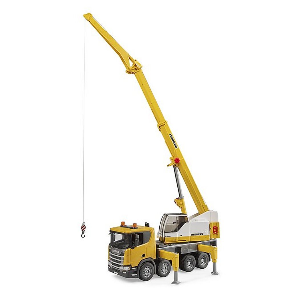 Bruder Scania Super 560R Liebherr Crane Truck with Light and Sound - Model 03571