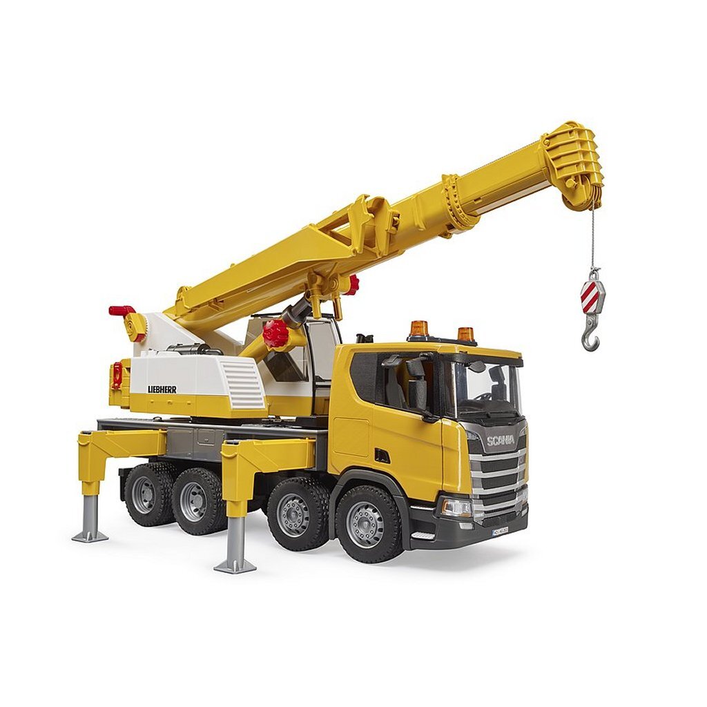 Bruder Scania Super 560R Liebherr Crane Truck with Light and Sound - Model 03571