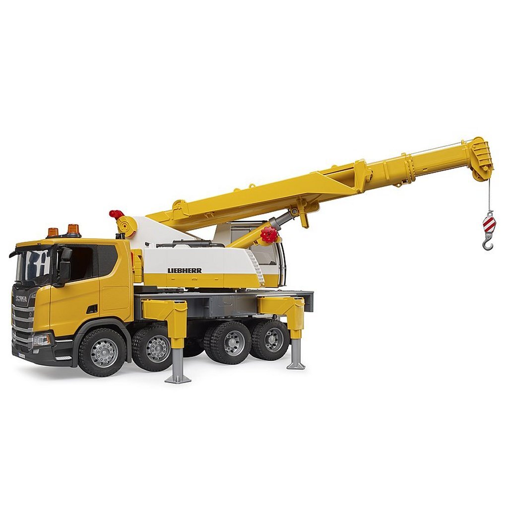 Bruder Scania Super 560R Liebherr Crane Truck with Light and Sound - Model 03571