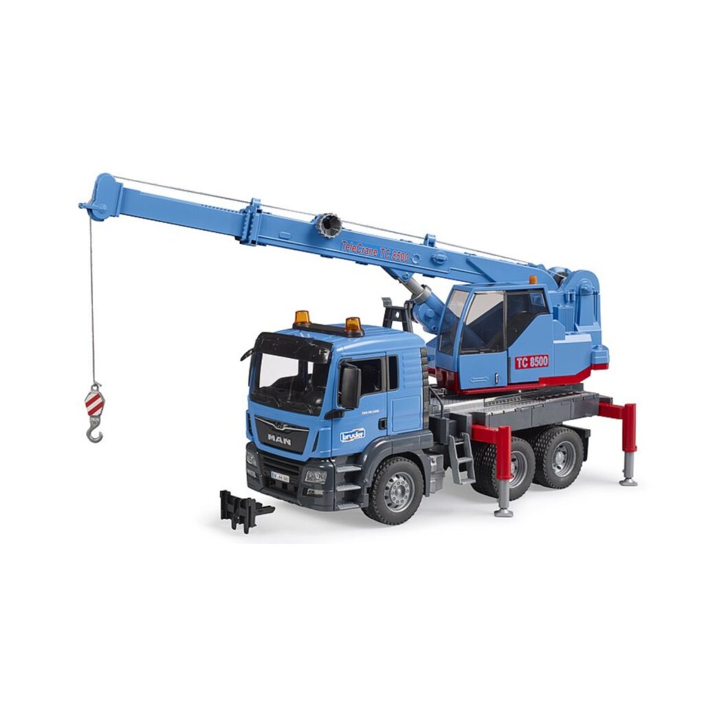 Bruder Crane Truck with Functional Rope Reel - MAN TGS 03771