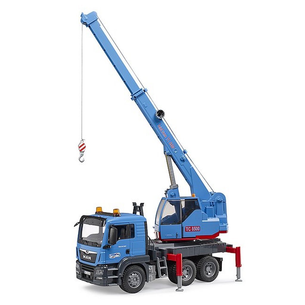 Bruder Crane Truck with Functional Rope Reel - MAN TGS 03771