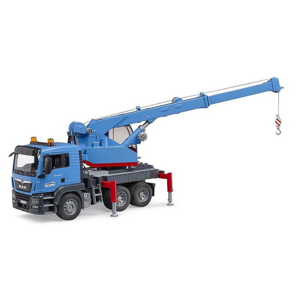 Bruder Crane Truck with Functional Rope Reel - MAN TGS 03771