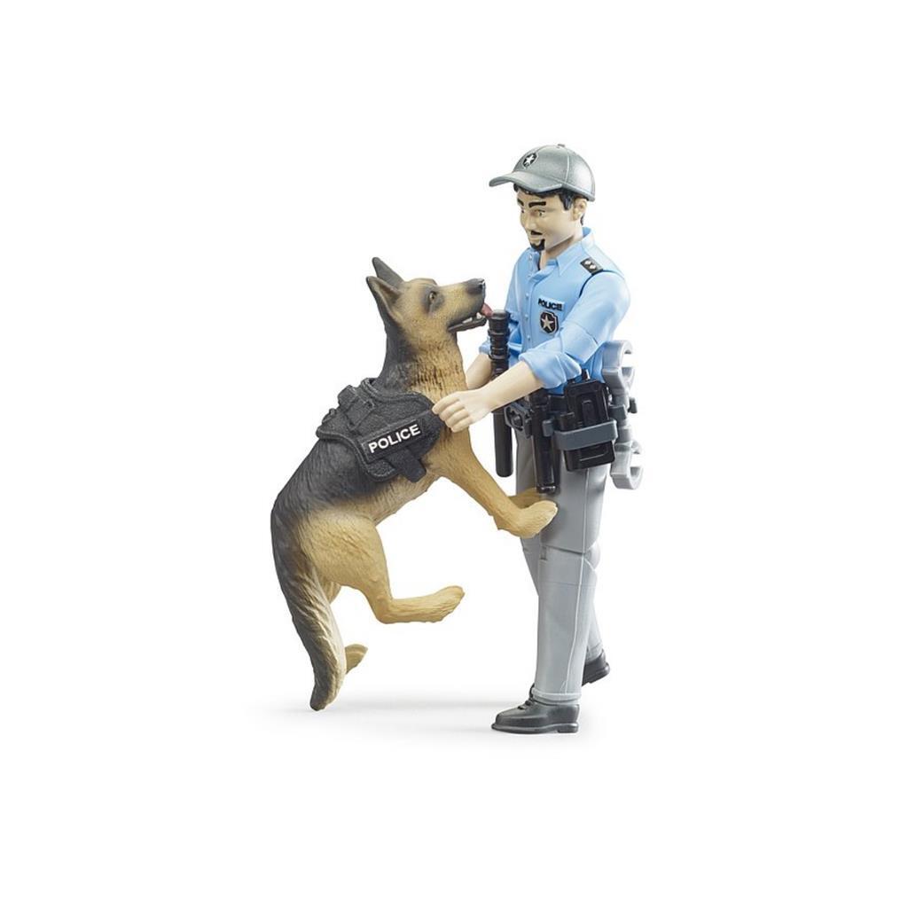 Bruder BWorld Policeman with Dog