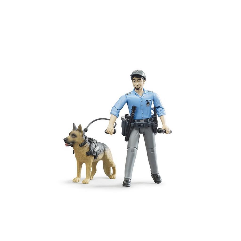 Bruder BWorld Policeman with Dog