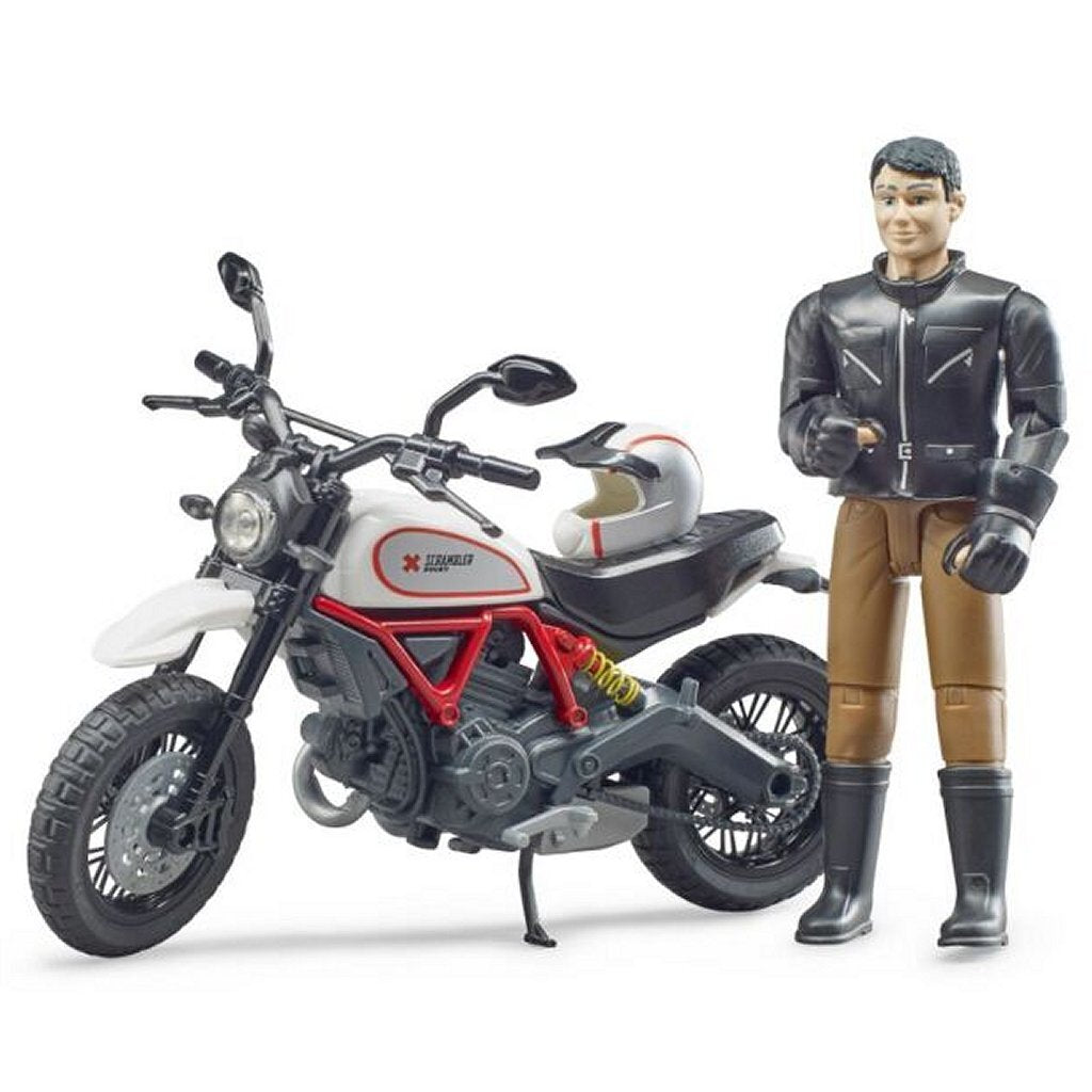Bruder Ducati Desert Motorcycle with Driver 1:16 63051