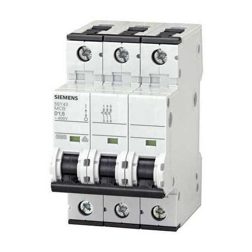 Siemens Leitungsschutzschalter 6 A 3-polig B (5SY4306-6) afbeelding 1