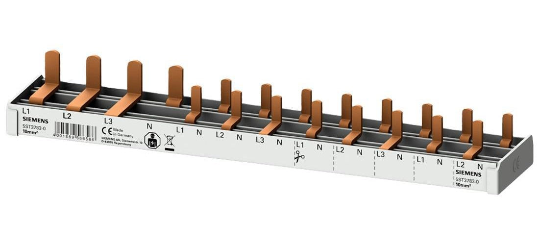 Siemens Indus.Sector Stiftsammelschiene 10qmm, 12TE 5ST3783-0 (5ST37830) afbeelding 1