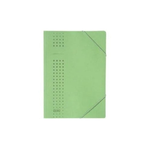 ELBA Eckspanner chic, Karton (RC), 450 g/m², A4, für: 150 Blatt, grün 1 Stück (400010058) afbeelding 1