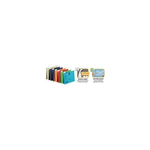 ELBA Hängehefter chic ULTIMATE, DIN A4, dunkelblau kaufmännische Heftung, extrem widerstandsfähiger Canson- - 25 Stück (85741 DB) afbeelding 1