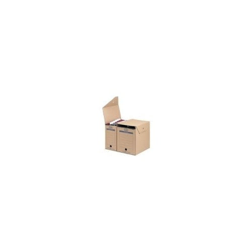 ELBA Hängemappen-Archiv tric System standard, naturbraun für DIN A4, aus stabiler Wellpappe, allseitig geschlossen (83524) afbeelding 1