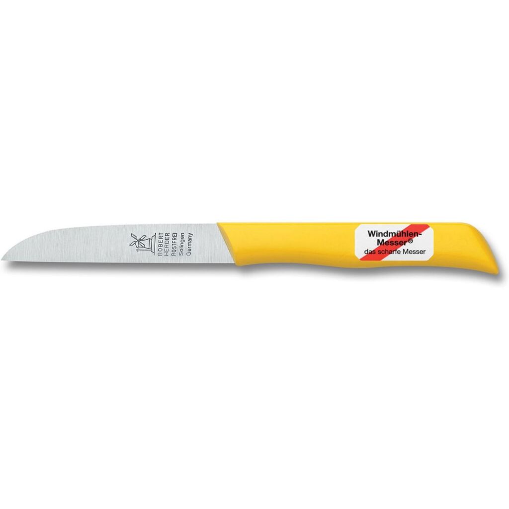 Solinger Robert Herder Klassiker 1966 Potato Knife 8.5 cm Stainless Steel/Yellow