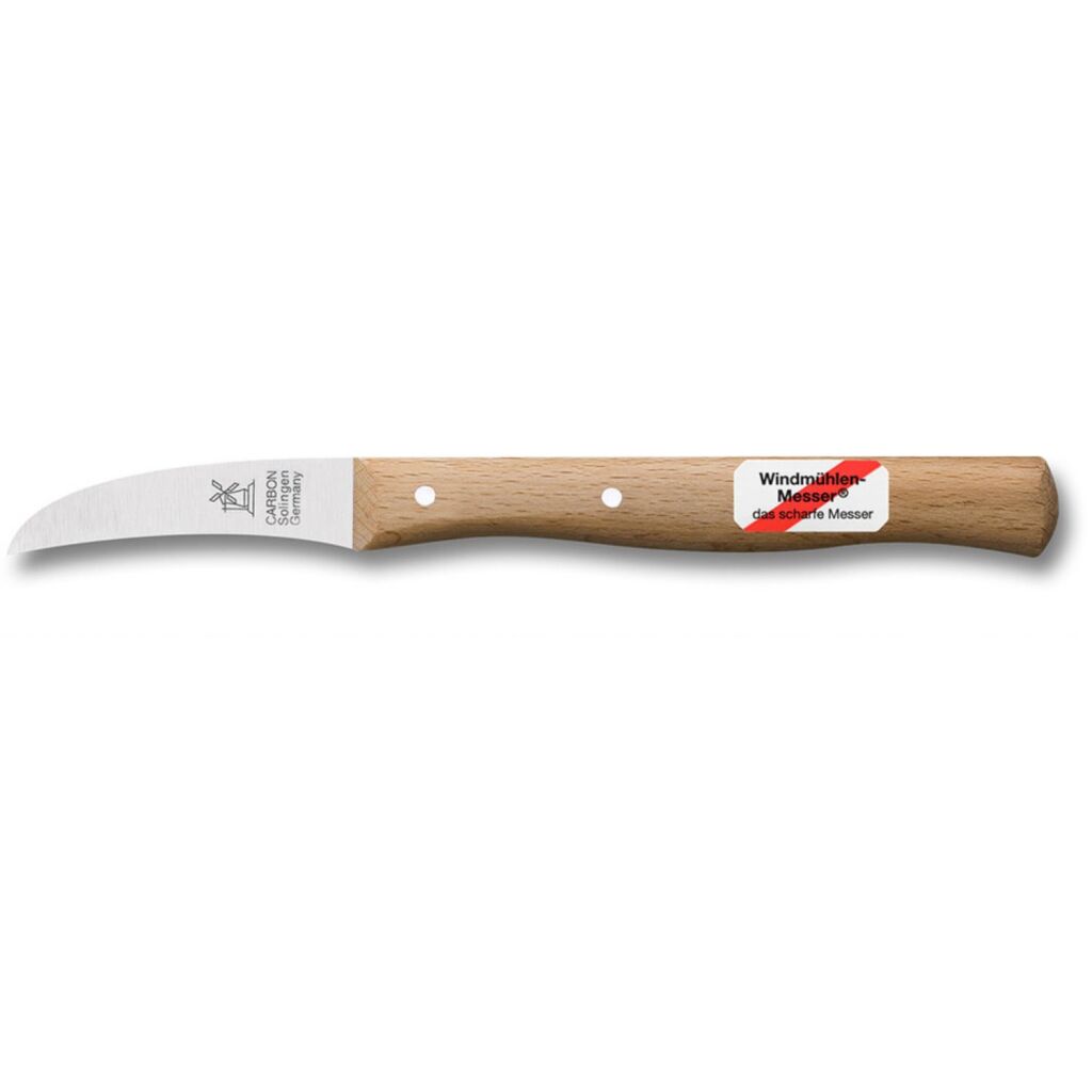 Solinger Robert Herder Bird's Beak Potato Knife 16 cm Carbon/Red Beech