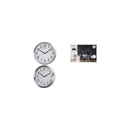 MAUL Wanduhr/Funkuhr MAULmove, Durchmesser: 400 mm automatische Synchronisation, Batteriebetrieb, inkl. 1x - 1 Stück (9063108) afbeelding 1