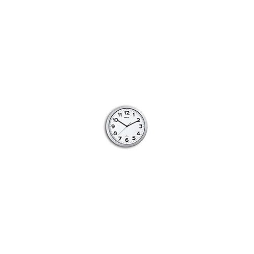 MAUL Wanduhr/Funkuhr MAULstep, Durchmesser: 400 mm, silber automatische Synchronisation, Batteriebetrieb, inkl. 1x - 1 Stück (9054095) afbeelding 2