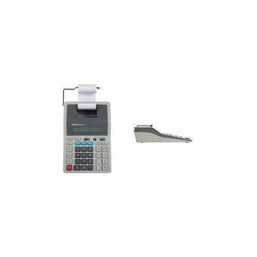 MAUL druckender Tischrechner printing MPP 32, grau 12-stellige LCD-Anzeige, 1-zeilig, Währungsumrechnung, - 1 Stück (7272084) afbeelding 1