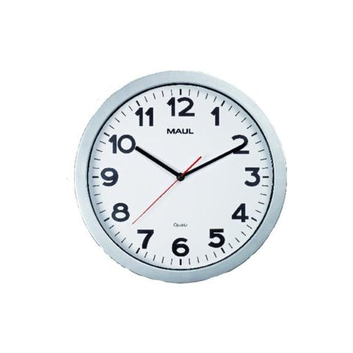 Jakob Maul GmbH Wanduhr MAULstep O 35 cm Silber (9053695) afbeelding 1