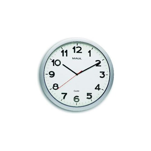 Jakob Maul GmbH Wanduhr MAULstep O 40 cm Silber (9054195) afbeelding 1
