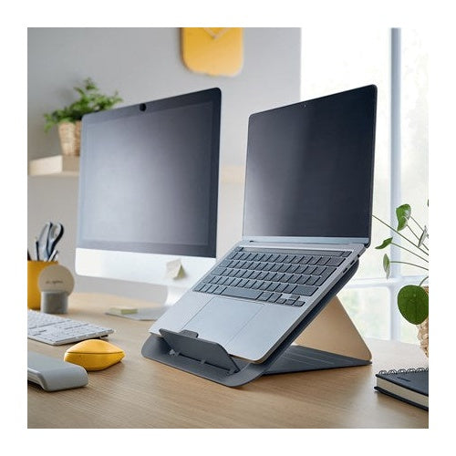 Leitz Ergo Cosy - Notebook-Ständer - 33,00cm (13") - 43,20cm (17") - Velvet Gray (64260089) afbeelding 4