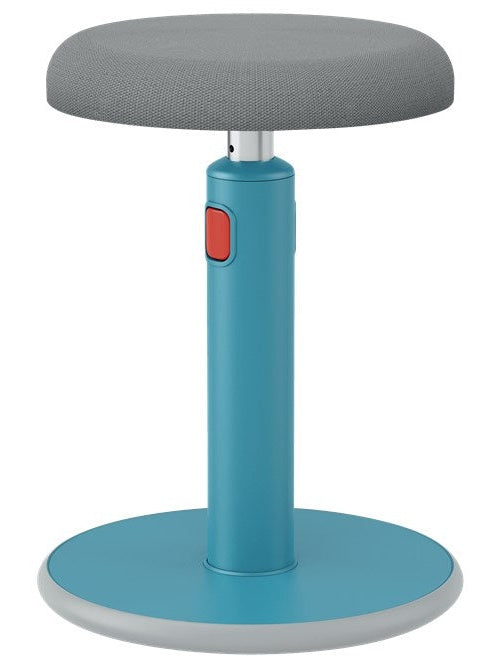 LEITZ Sitz-Steh-Hocker Ergo Cosy Aktiv, blau höhenverstellbar von 45 - 79 cm über rote Entrieglungstaste, - 1 Stück (6518-00-61) afbeelding 5