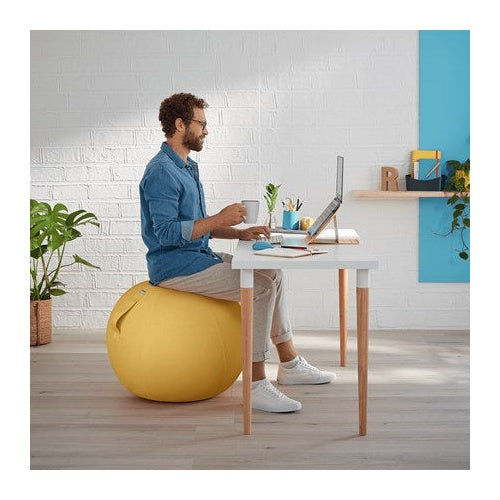 Leitz Ergo Cosy Active - Gepolsterter Sitz - Grau - Gelb - 33 cm - 110 kg - 341 mm - 369 mm (5279-00-19) afbeelding 2