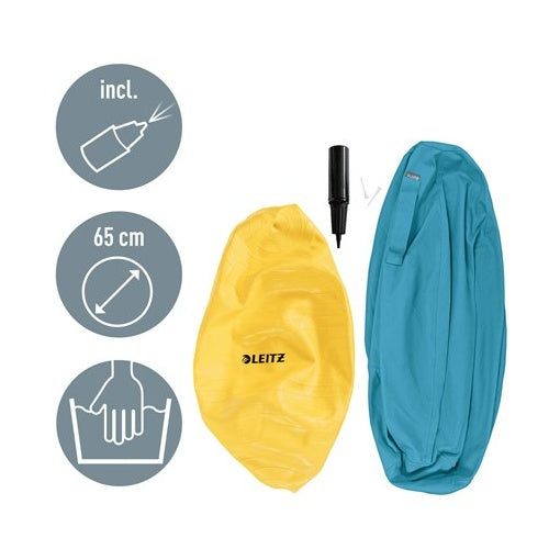 Leitz Ergo Cosy Active - Gepolsterter Sitz - Blau - Grau - 33 cm - 110 kg - 341 mm - 369 mm (5279-00-61) afbeelding 4
