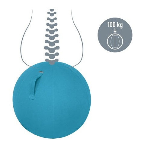 Leitz Ergo Cosy Active - Gepolsterter Sitz - Blau - Grau - 33 cm - 110 kg - 341 mm - 369 mm (5279-00-61) afbeelding 5
