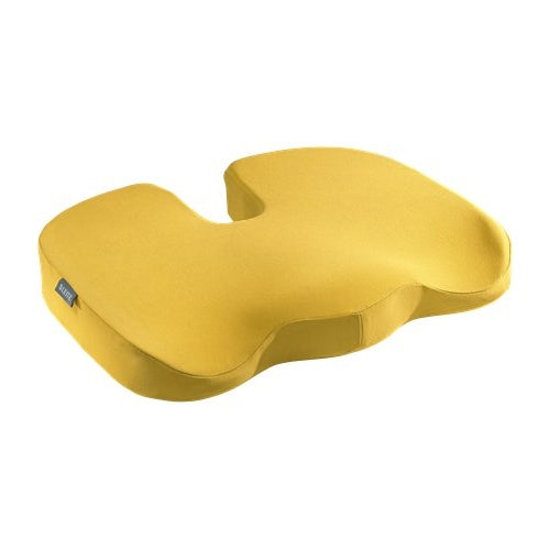 LEITZ Sitzkissen Ergo Cosy, gelb ergonomisches, orthopädisches Sitzkissen, Stoffbezug - 1 Stück (5284-00-19) afbeelding 1