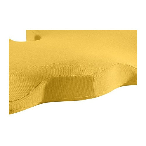 LEITZ Sitzkissen Ergo Cosy, gelb ergonomisches, orthopädisches Sitzkissen, Stoffbezug - 1 Stück (5284-00-19) afbeelding 3