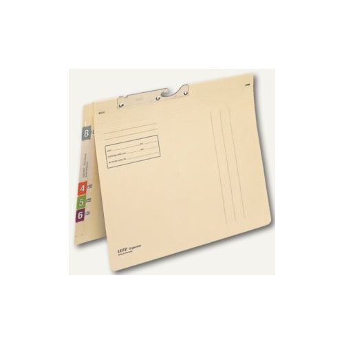 LEITZ Pendelhefter Orgacolor, A4, Amtsheftung, chamois - für den Markt: D - L - A - CH - 50 Stück (2139-00-11) afbeelding 1
