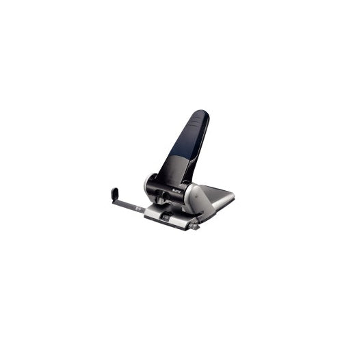 Leitz Extrastarker Registraturlocher - 65 Blätter - Schwarz - Grau - 6,5 mm - 5,5 mm - A3 - A4 - A5 - A6 - Folio - US-Quart - 130 mm (5180-00-95) afbeelding 1
