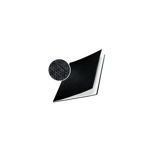Esselte Leitz ImpressBIND - Feste Schutzhülle - A4 (210 x 297 mm) - 140 Blätter - Matt Leinen schwarz - für Leitz impressBIND 140, impressBIND 280 (7393-00-95) afbeelding 1