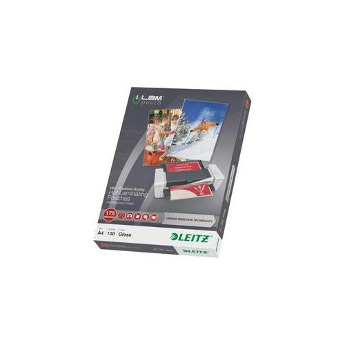 Esselte Leitz - Taschen für Laminierung - 100 - glänzend, Crystal Clear - A4 (210 x 297 mm) (7483-00-00) afbeelding 1