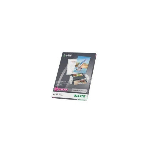 Esselte Leitz - 100 - glänzend, Crystal Clear - A3 (297 x 420 mm) Taschen für Laminierung (7488-00-00) afbeelding 1