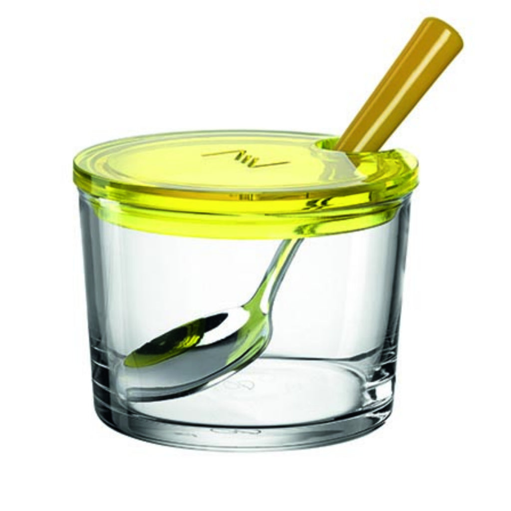 Montana Jam Pot with Spoon 250 ml Transparent/Blue