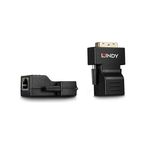LINDY Extender CAT5e/6 DVI Extender - Video Extender - RJ-45 / Digital DVI, 24-polig - bis zu 70 m (38300) afbeelding 1