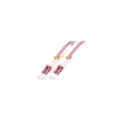 Lindy - Patch-Kabel - LC Multi-Mode (M) - LC Multi-Mode (M) - 15,0m - Glasfaser - 50/125 Mikrometer - OM4 - halogenfrei - violett (46345) afbeelding 1