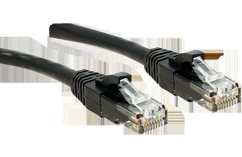 Lindy - Netzwerkkabel - RJ-45 (M) - RJ-45 (M) - 30,0m - UTP - CAT 6 - gepresst, verseilt, glatt - Schwarz (48085) afbeelding 1