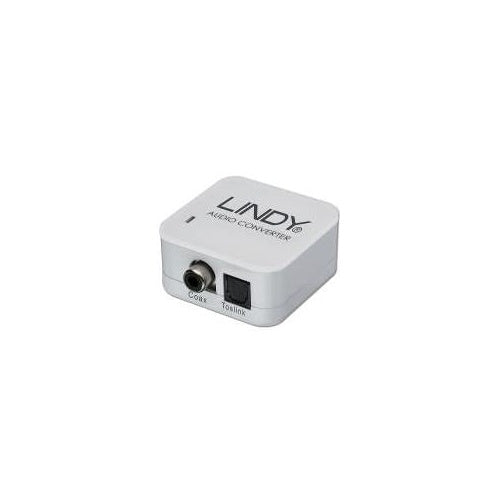 Lindy | SPDIF TOSLINK Audio Converter 70411 - RCA To TOSLINK Digital Media Converter | For SPDIF Devices afbeelding 1