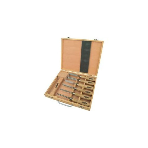 Brüder Mannesmann Schnitzwerkzeugsatz 7tlg. M66107 (M66107) afbeelding 1