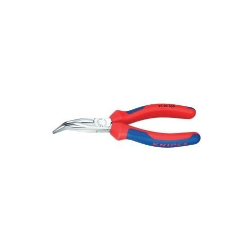 Knipex 25 25 160 Elektronik- u. Feinmechanik Flachrundzange 40° gebogen 160 mm afbeelding 1