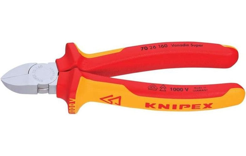 Knipex 70 26 160 VDE Seitenschneider mit Facette 160 mm afbeelding 1