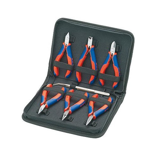 Knipex 00 20 16 Elektronik- u. Feinmechanik Zangen-Set 7teilig afbeelding 1
