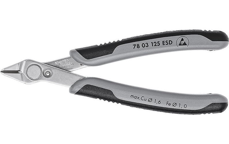 Knipex Super-Knips 78 03 125 ESD ESD Printzange ohne Facette 125 mm - 4003773025146 - image 1