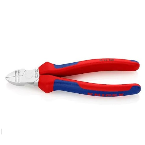 Knipex 14 25 160 Werkstatt Abisolier-Seitenschneider mit Facette 160 mm afbeelding 2