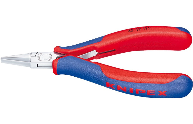 KNIPEX ELEKTRONIK GREIFZANGE 115 MM Präzisionszangen für feinste Montagearbeiten z. B. in Elektronik und Feinmechanik - um Greifen, Halten und Biegen - durchgestecktes Präzisionsgelenk - glatt geschliffene Greifflächen - Kanten sorgfältig e afbeelding 1